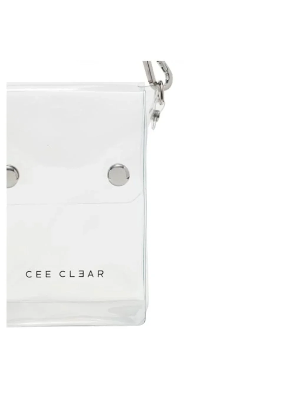 Clear Stadium Approved Crossbody Bag with Detachable Strap